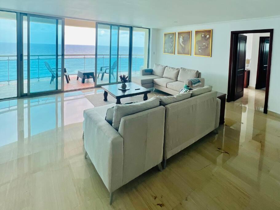 Beach Front Penthouse In Exclusive Tower Santo Domingo Ngoại thất bức ảnh